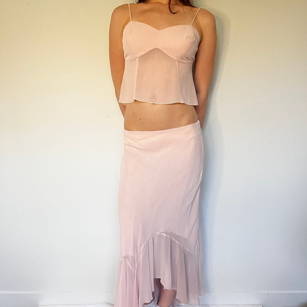 Moda Per Due baby pink set