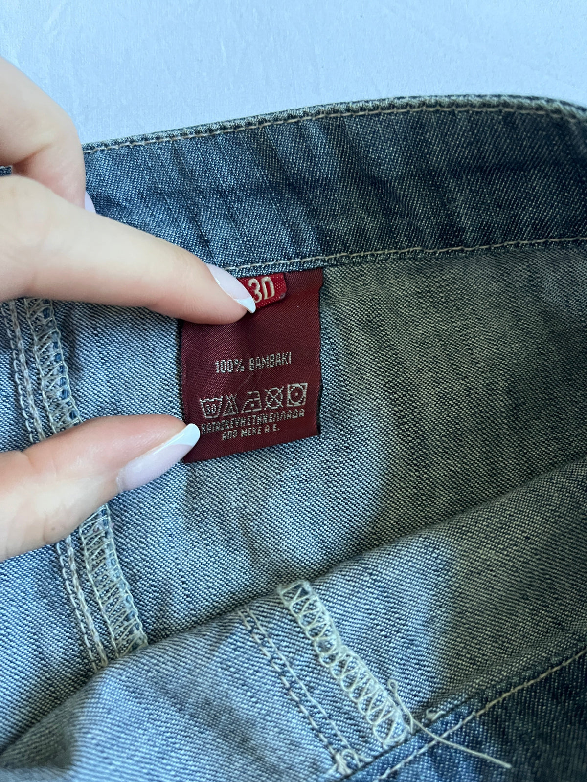 red rock low rise wide leg jeans