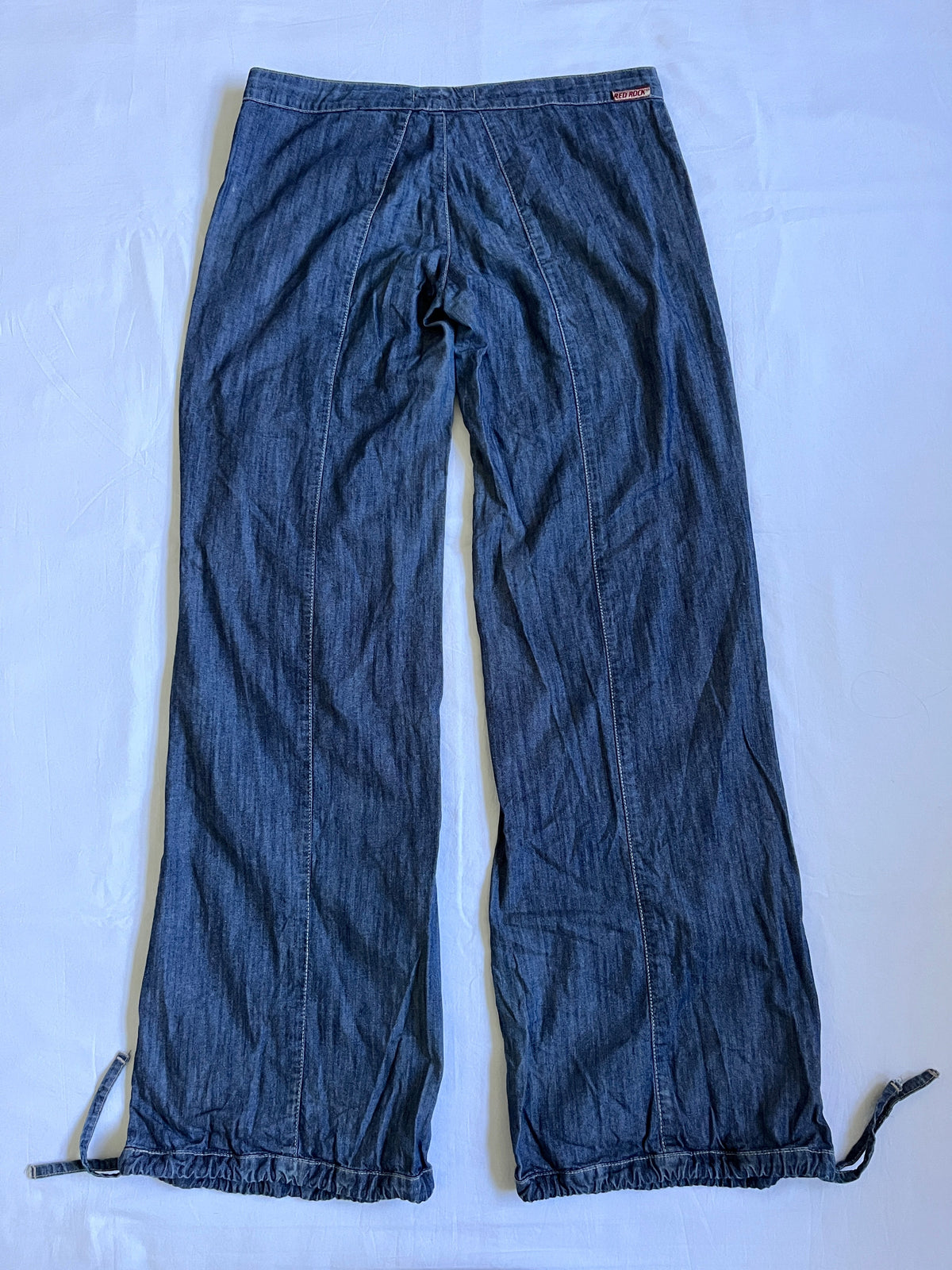 red rock low rise wide leg jeans
