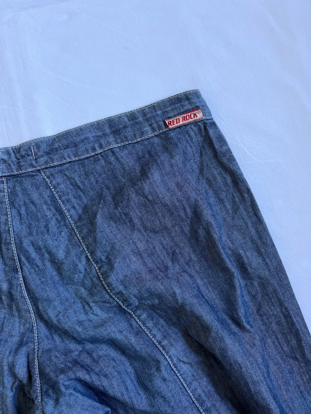 red rock low rise wide leg jeans