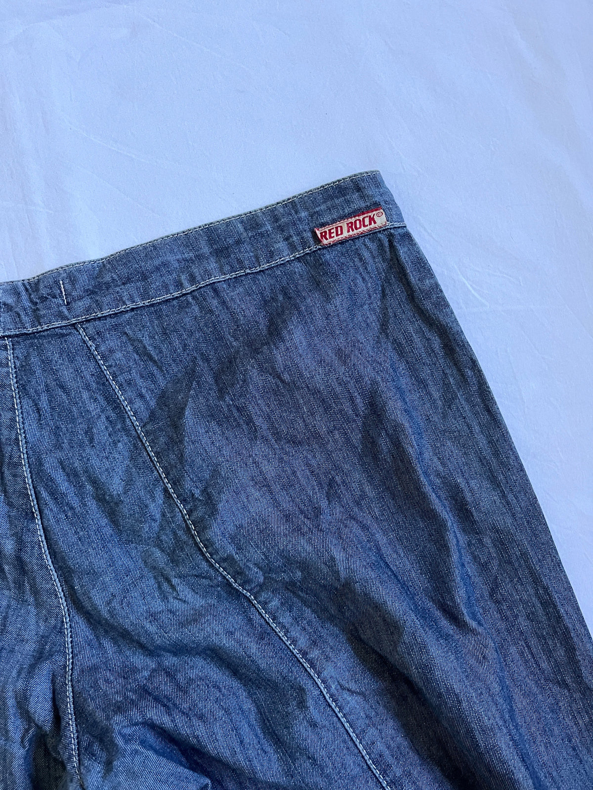 red rock low rise wide leg jeans
