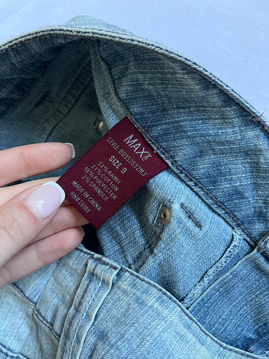 Max low rise flared jeans