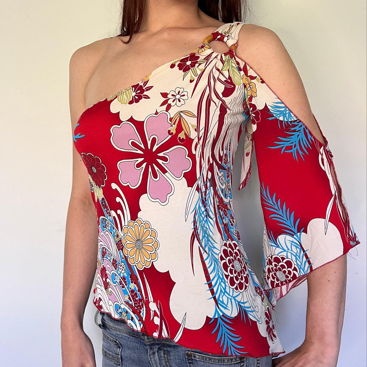 aphrodite one shoulder top
