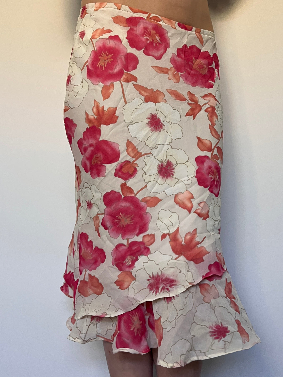 dressbarn floral midi skirt