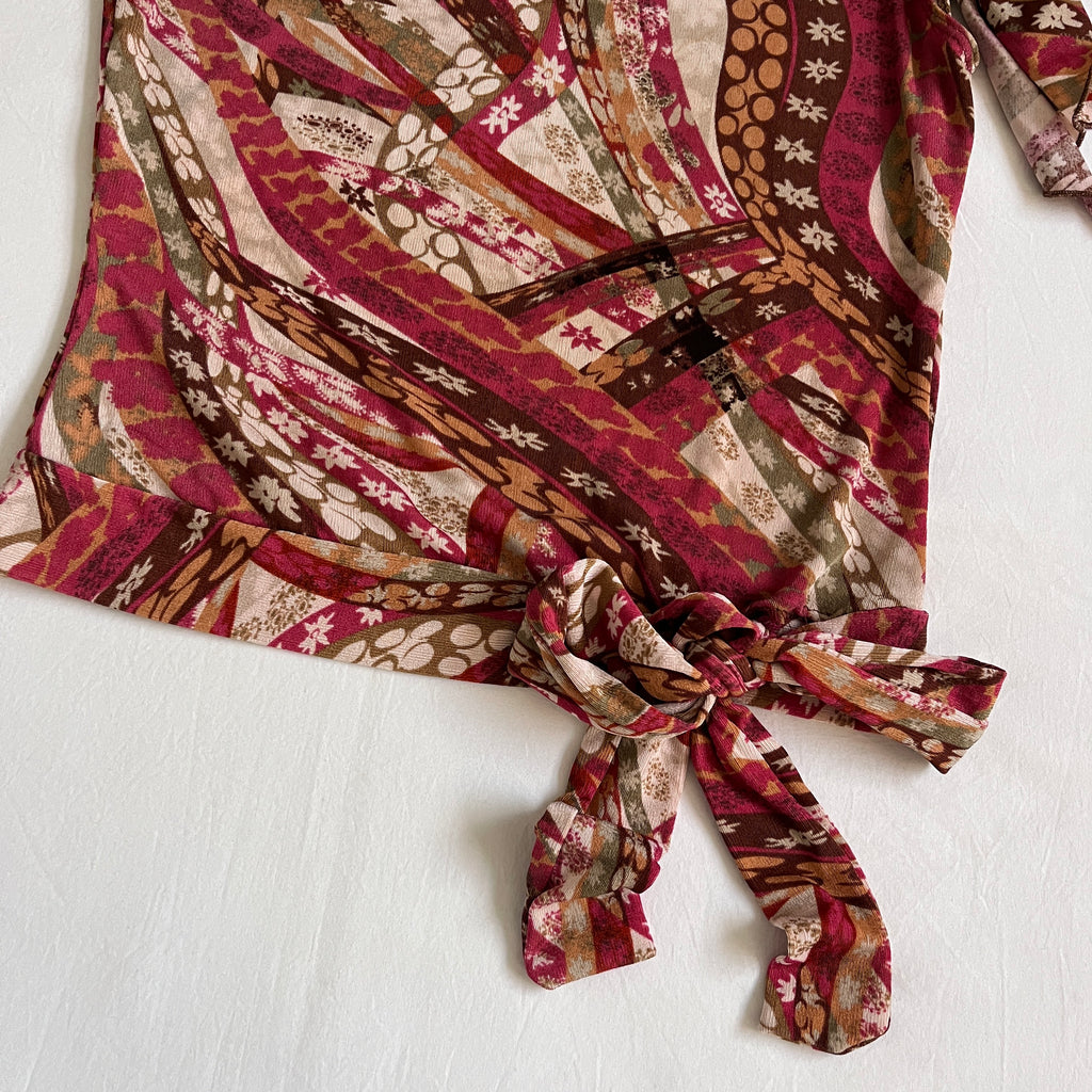 one shoulder ruffled top
