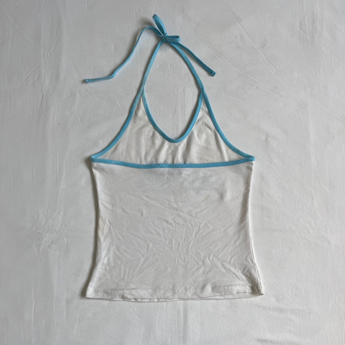 von dutch sparkly blue halter top