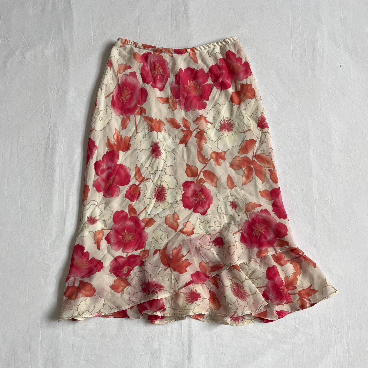 dressbarn floral midi skirt