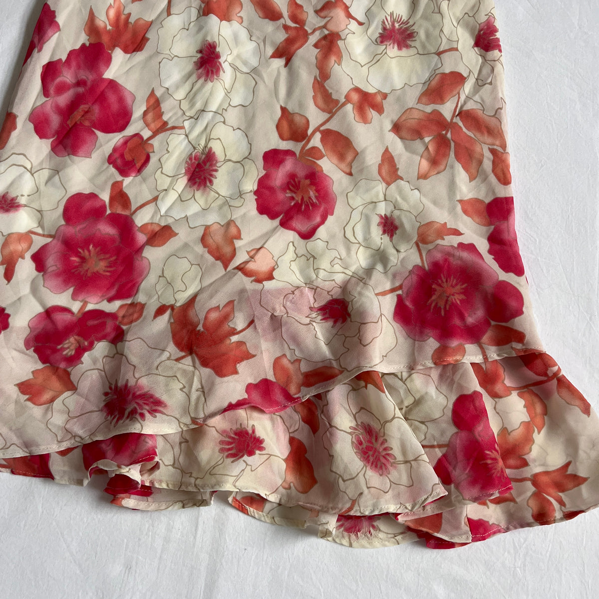 dressbarn floral midi skirt