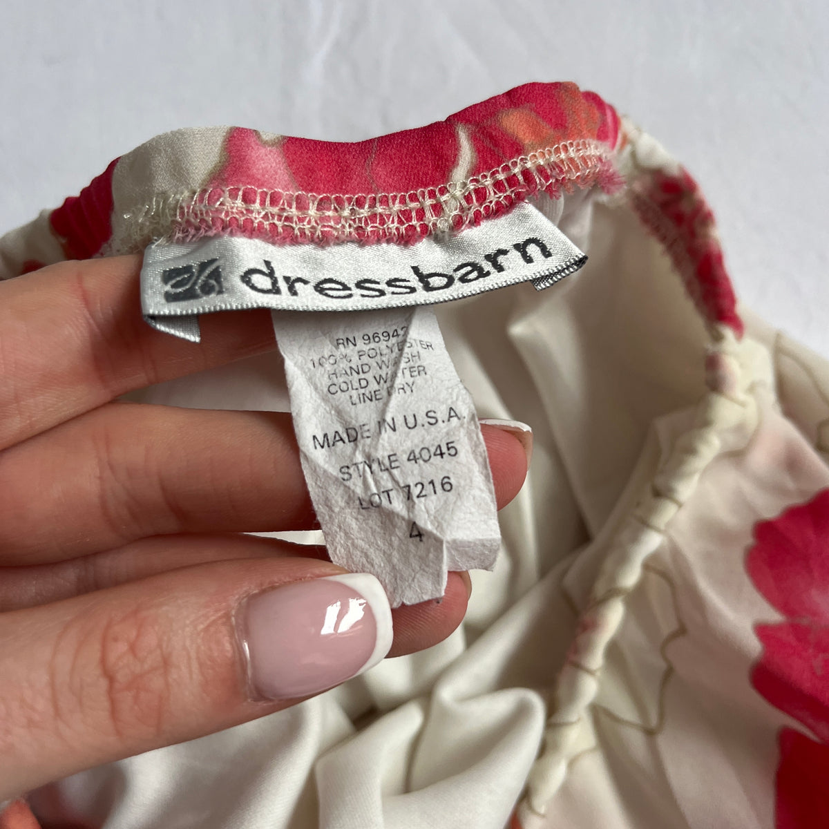 dressbarn floral midi skirt