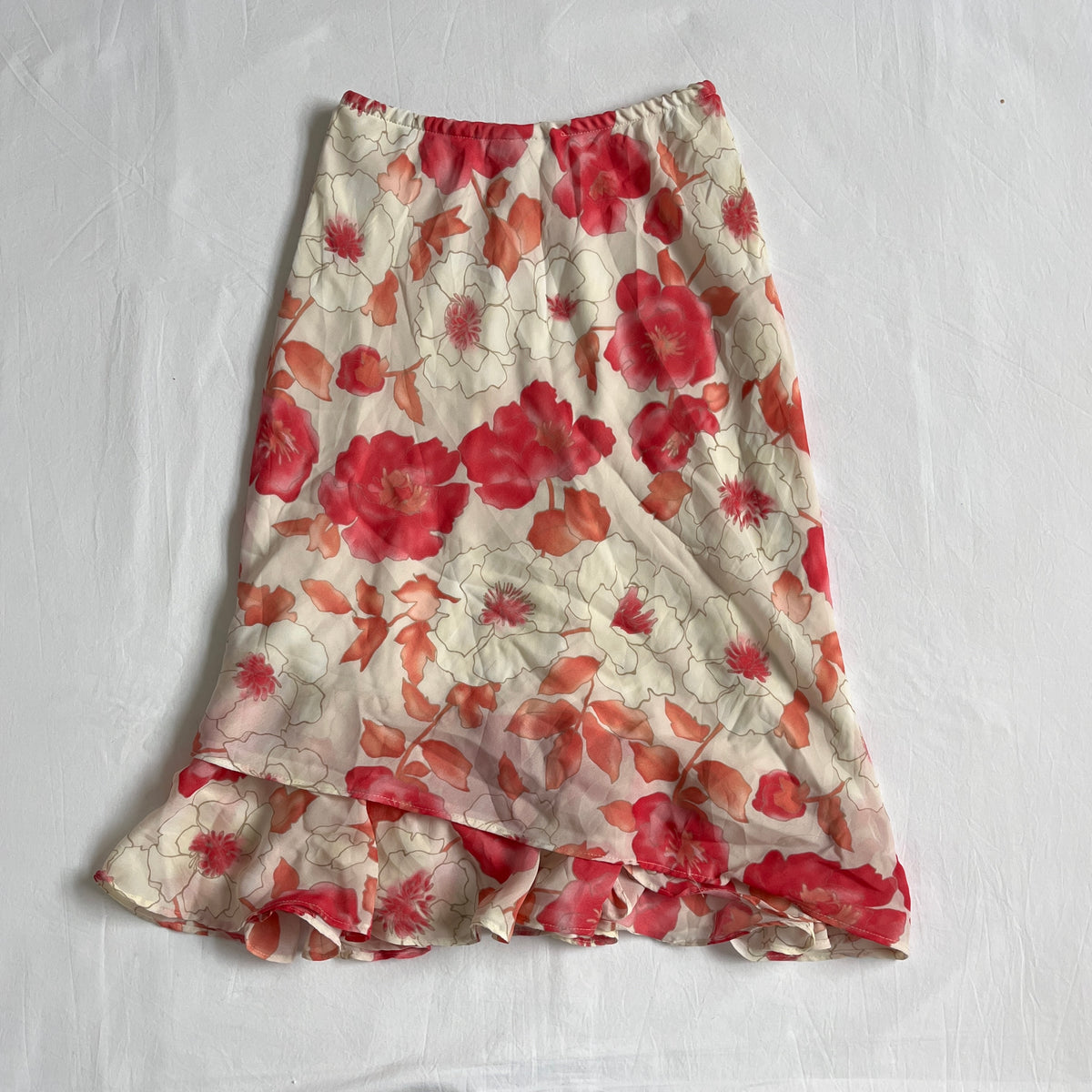 dressbarn floral midi skirt